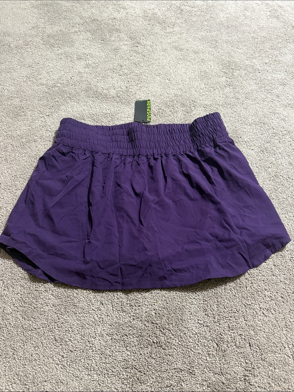 Purple Women's Smocked Waist Skirt